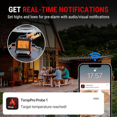 THERMOPRO Bluetooth termometer za meso z 2 sondama