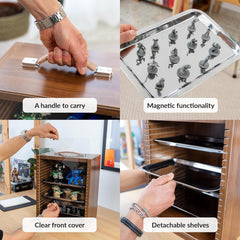 ODOXIA vitrina za zbirateljske figure, avtomobilčke in mini modele