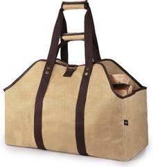 BONTHEE XXL torba za drva iz platna 58×28×45 cm