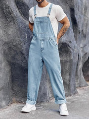 RUNCATI L moški jeans kombinezon z naramnicami