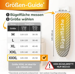 SMART&GENTLE XXXL turbo prevleka za likalno desko