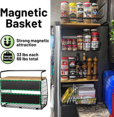 2x OFIRAY-HOME magnetni kuhinjski organizator s pokrovom