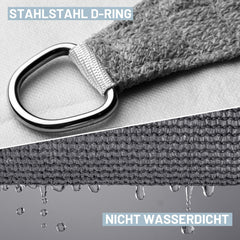 LOVE STORY trikotno senčilo z montažnim kompletom - 2,5 × 2,5 × 3,5 m