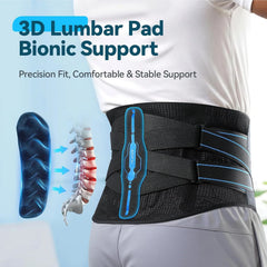 AGPTEK XL ledveni podporni pas s 3D oporo