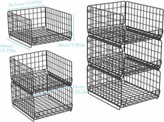 3x UMDONX izvlečni organizator za omaro 40×29×20cm