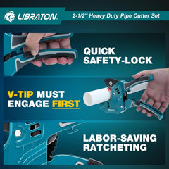 LIBRATON rezalnik PVC cevi 63 mm z rezilom
