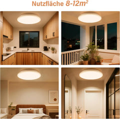 JONMONSM 24 W LED stropna svetilka – 3000 K, toplo bela