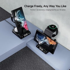 LEQUIVEN Indukcijska polnilna postaja 3-v-1 za Galaxy naprave