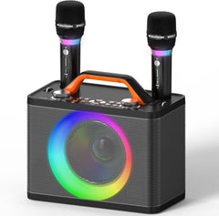 MAILANGSHI karaoke zvočnik z 2 brezžičnima RGB mikrofonoma
