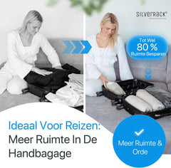 12x SILVERRACK vakuumskih potovalnih vreč za oblačila 35–70cm