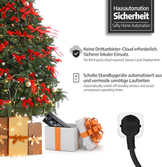 TASMOTA pametne vtičnice 16A z merilnikom porabe energije – 4 kosi