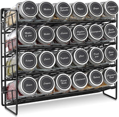 SEMLOS organizator za začimbe s kljukami za omarice in stensko montažo