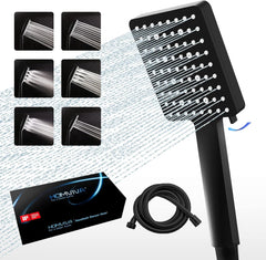 HOMVIVA visokotlačna pršna glava brez cevi z 6 načini pršenja