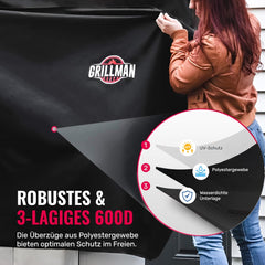 GRILLMAN Premium Vodoodporna Zaščitna prevleka za žar