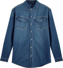 RUNCATI XL moška denim srajca z dolgimi rokavi