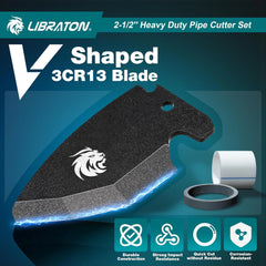 LIBRATON rezalnik PVC cevi 63 mm z rezilom
