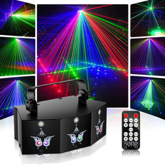 PROPULSION LED RGB disko luč DMX z 9 lečami