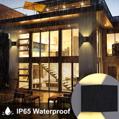 CHANGM 7 W LED stenska svetilka z nastavljivim snopom svetlobe - komplet 2 kosov