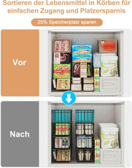 UMDONX organizacijske zložljive košare za zamrzovalnik