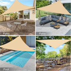 DUERER trikotno zračno senčno jadro 3,6 × 3,6 × 3,6 m