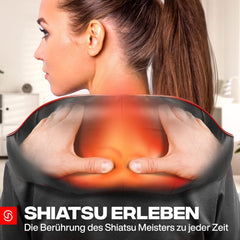 ESSY Shiatsu masažer za vrat, ramena in hrbet z ogrevanjem