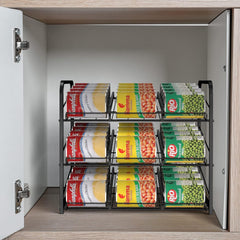 NANDAE 3-nivojski nastavljivi organizator pločevink - set 2 kosa