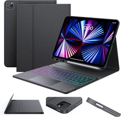 EARTO ovitek z Bluetooth tipkovnico za iPad Air 13" in iPad Pro 12.9"