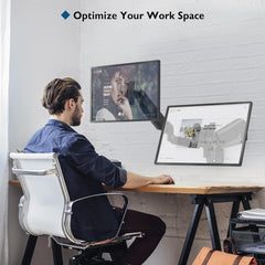 BONTEC stenski nosilec za dva monitorja od 13" do 27" z nastavljivim nagibom