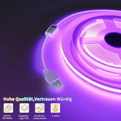 PAUTIX RGB COB LED trak USB 5 V 2m pametna večbarvna LED osvetlitev