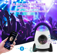 SHXMZS projektor z budilko, Bluetooth zvočnik in beli šumi