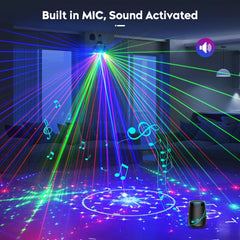 PROPULSION LED RGB disko luč DMX z 9 lečami