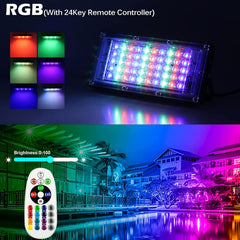 2x ELEGANTED LED RGB zunanji reflektor 150W