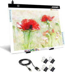 JUSONEY Svetlobna A3 podloga za risanje in ustvarjanje