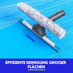 VERO SHINE 2-v-1 profesionalni čistilec oken z brisalcem in gobo za pranje