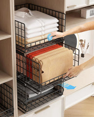3x UMDONX izvlečni organizator za omaro 40×29×20cm