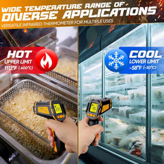 SOVARCATE infrardeči termometer  od −50 °C do 600 °C