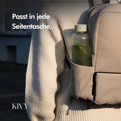 KIVY 1 l bela/zlata steklenica za pijačo