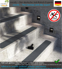10x COCOFY 90×15cm protizdrsni trakovi za stopnice