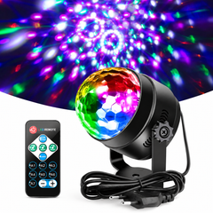 Litake LED disko krogla 6 W z daljinskim upravljalnikom