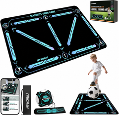 HYKOIUU Nogometna Podloga za Trening 90 × 60 cm