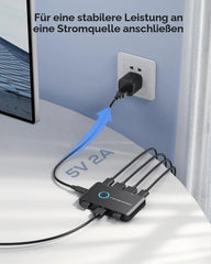ABLEWE HDMI KVM Stikalo 20 x 12 x 3 cm