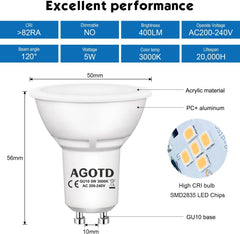 AGOTD GU10 LED Sijalke 5 Kosov