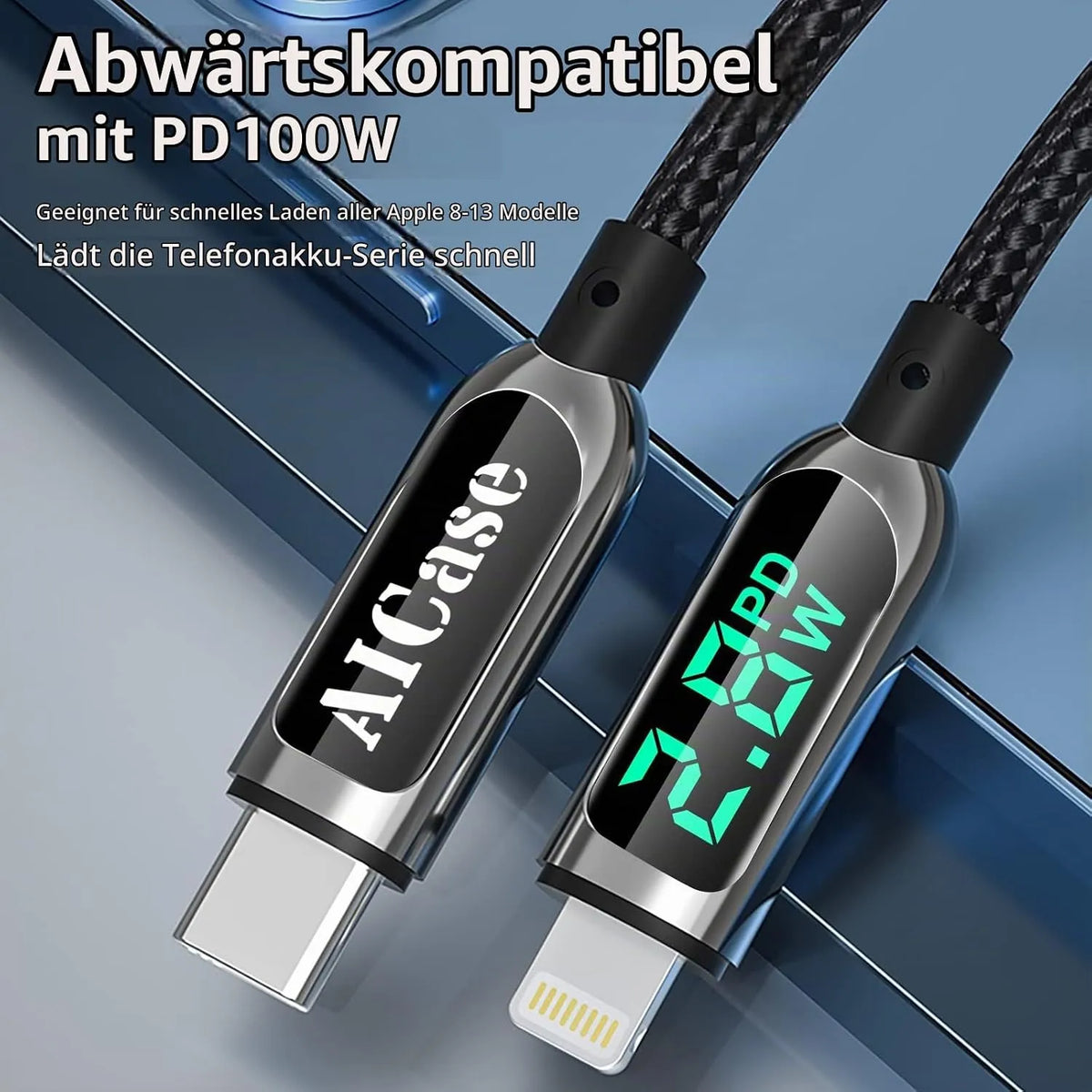 AICase USB C na Lightning Kabel 1,2 m