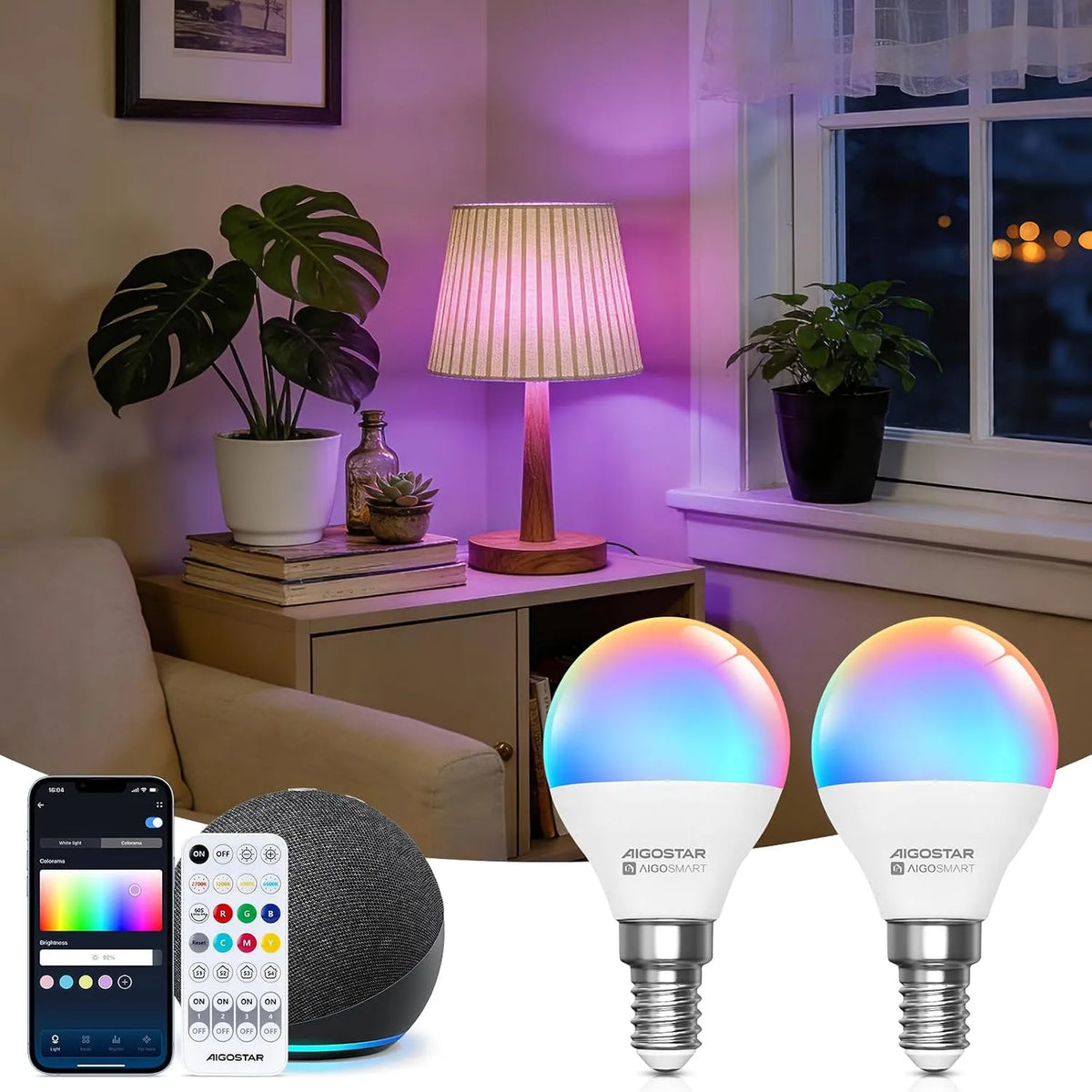 Aigostar Pametna LED Sijalka Bluetooth Mesh