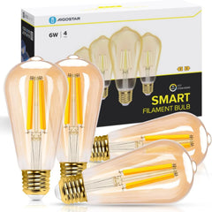 Aigostar Pametna LED Sijalka E27 4 Kosi