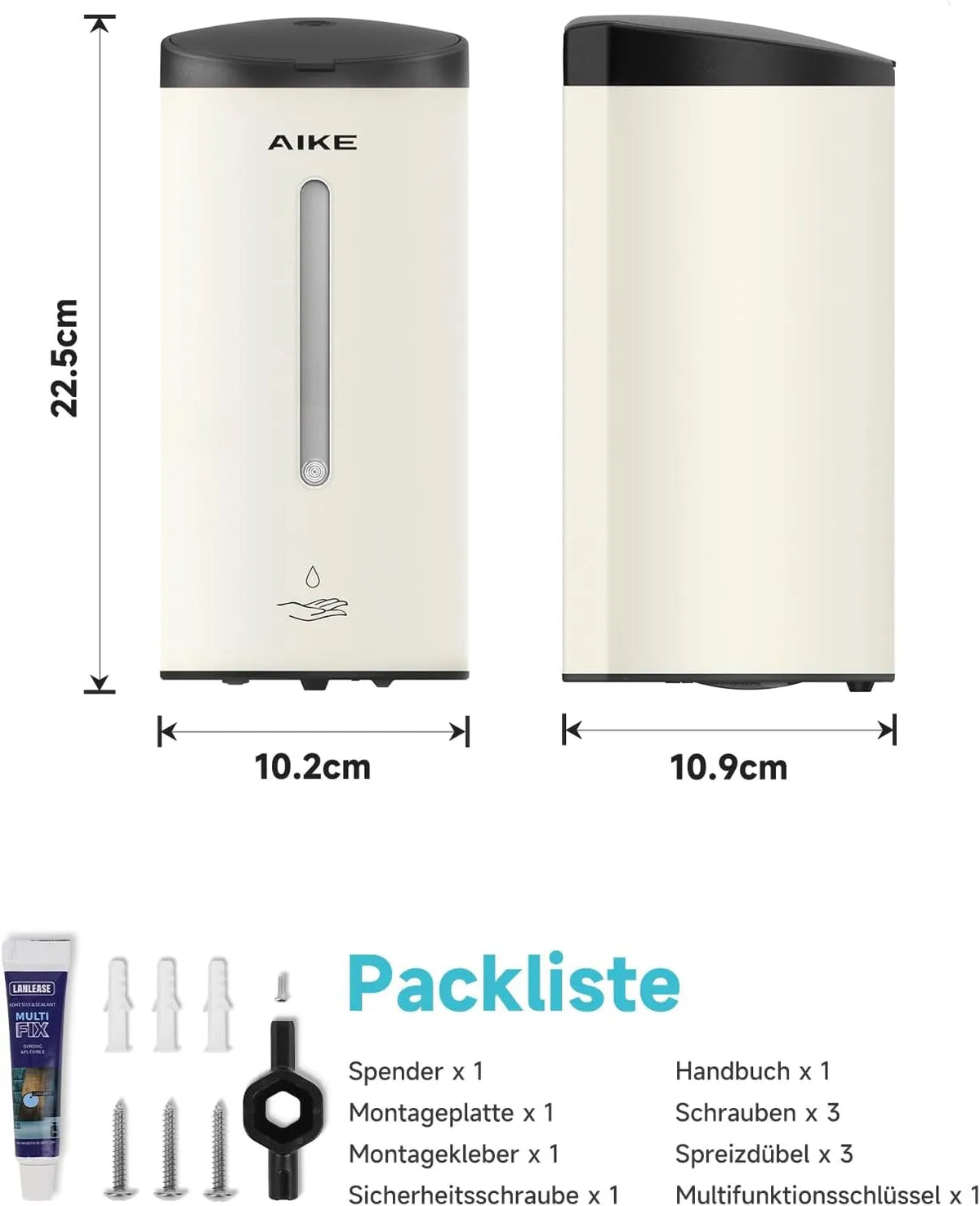 AIKE Avtomatski Podajalnik Mila 750 ml