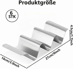 AKOLAFE Stojalo za Take 25 x 10 x 4.5 cm 6 Kosov