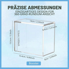 Akrilna Zaščitna Škatla za Kartice 15,4 x 13,5 x 9 cm