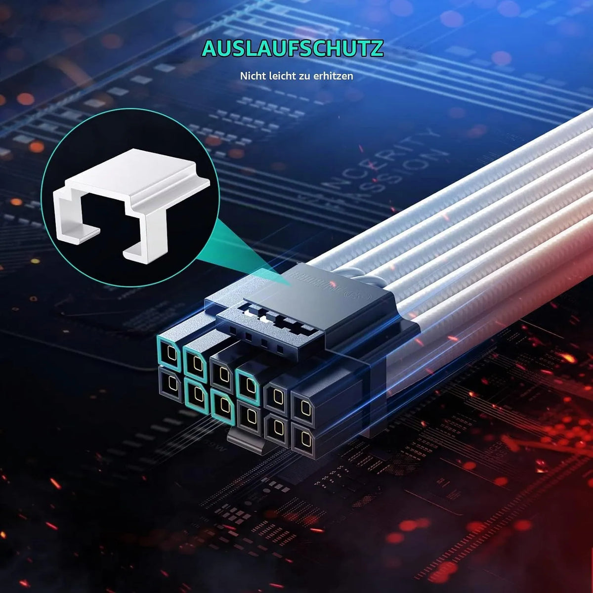 AsiaHorse Podaljšek Napajalnega Kabla PCIE 5.0 30 cm