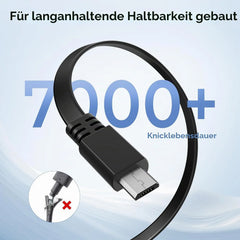 BASESAILOR Ploščati Micro USB Kabel 3 m 2 Kosa